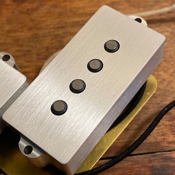Bass style Pickup Covers…Custom CNC machined Aluminum … Made In The USA