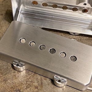 Jazzmaster Pickup Covers Aluminum…CNC Machined…Made In The USA