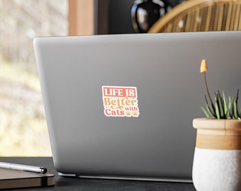 Cat Life Vinyl Sticker