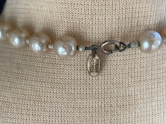Miriam Haskell 26inch Single Strand Beaded Pearl … - image 3