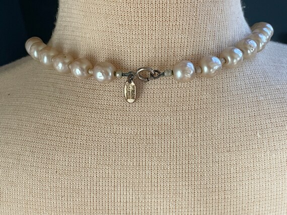 Miriam Haskell 26inch Single Strand Beaded Pearl … - image 2