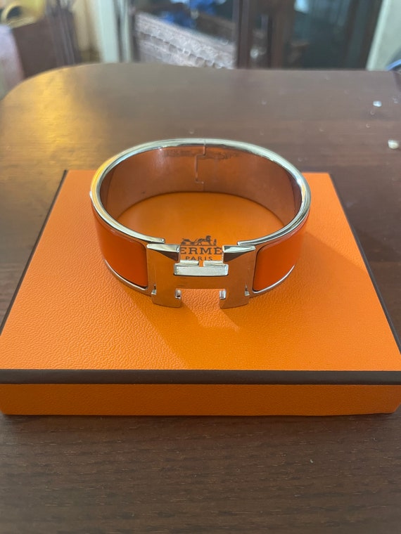 Hermes clic h orange - Gem Hermes clic h orange - Gem