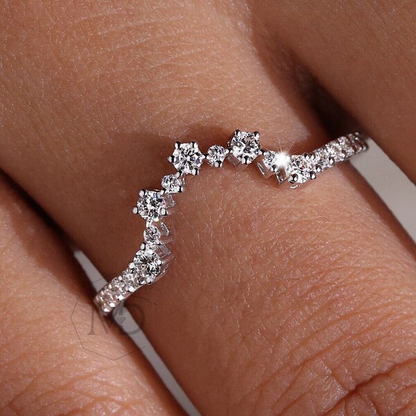 Lab Created Diamond Ring Enhancers Etsy