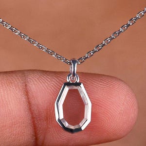 1.2 CT Antique Pear Portrait Cut Moissanite Pendant, Bezel Set Moissanite Pendant, Pendant For Women, Pendant For Necklace, Anniversary Gift