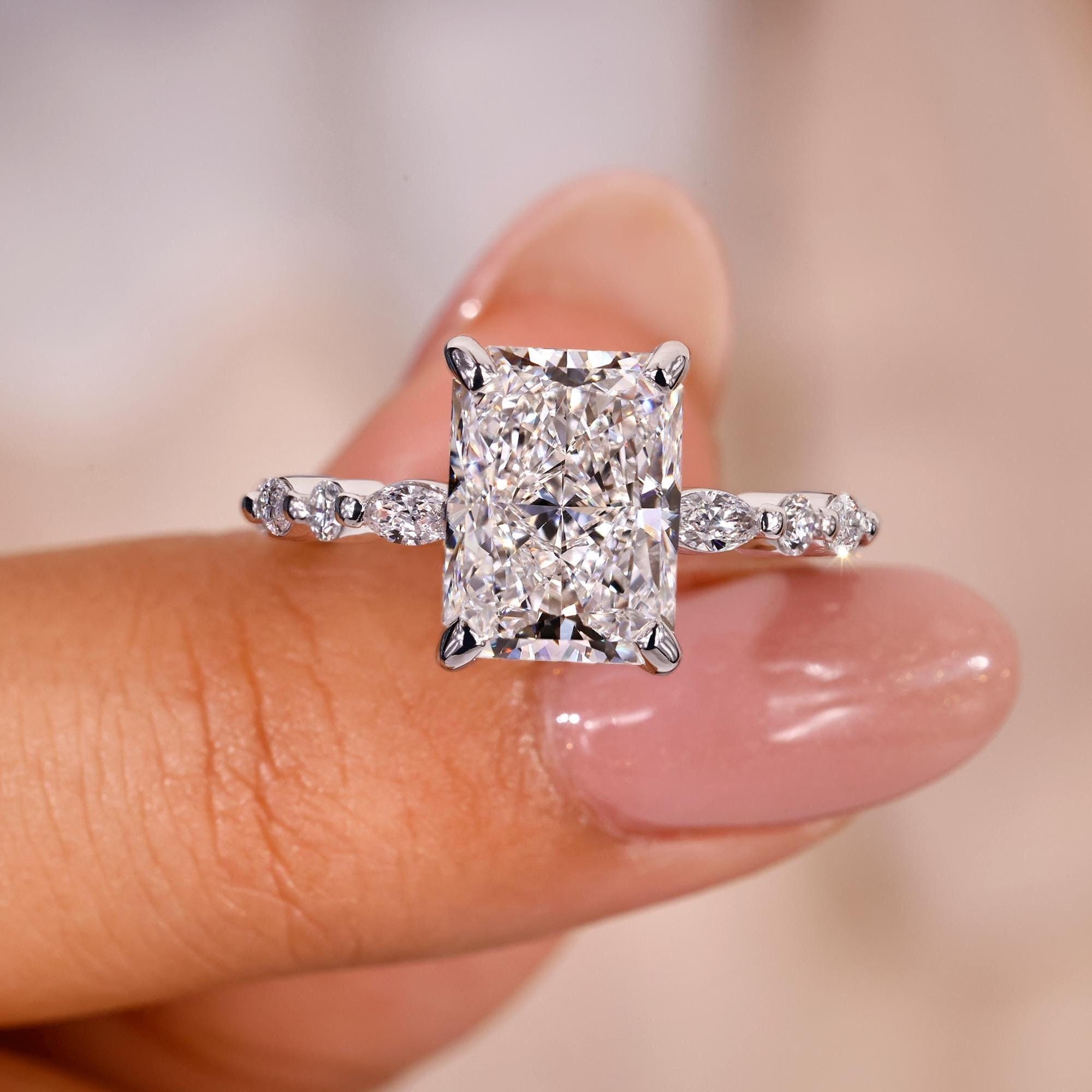2.00ct イェローラディアントカットラボグロウンダイヤモンドハロー 