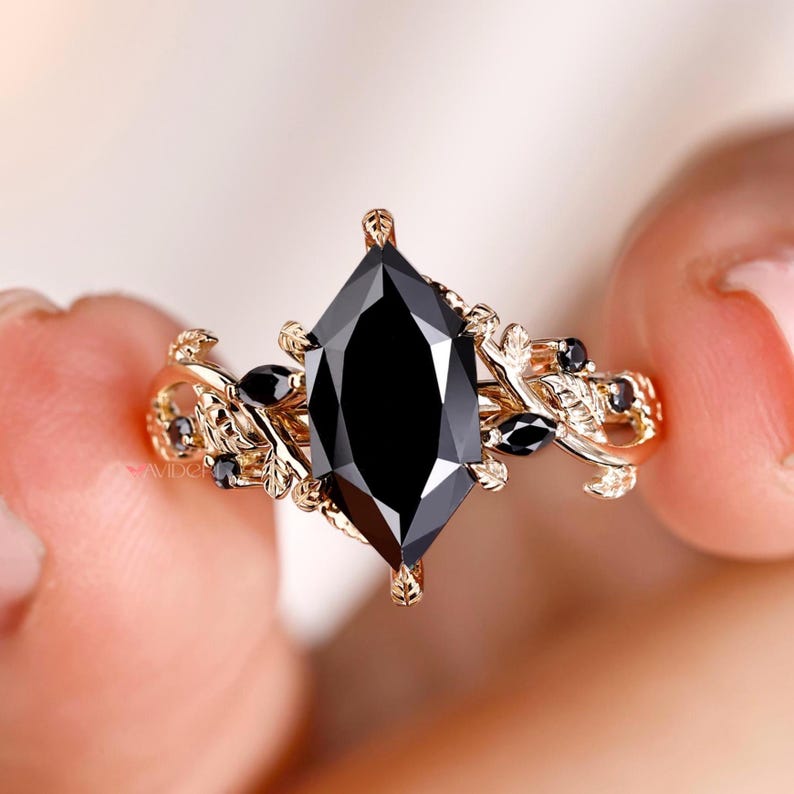 Buy a Moissanite ring with moissanite engagement ring style.