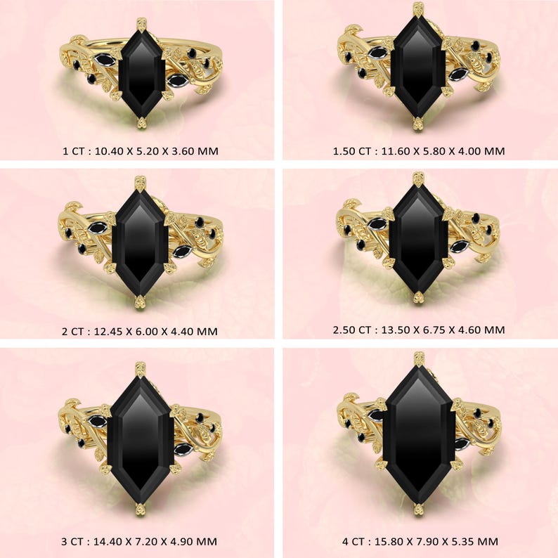 1 to 4 Carat Dutch Marquise Diamond Variation Ring, shown on a soft pink background.