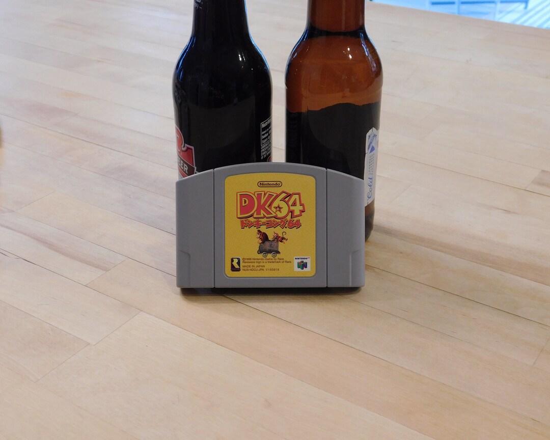 Donkey Kong Bottle Opener N64 Game Cartridge Etsy