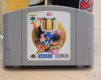 Bomber Man N64 Bottle Opener Game Cartridge Vintage Gamer Gift