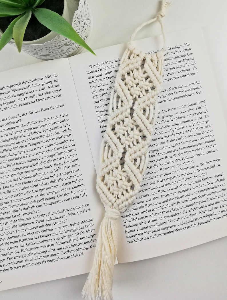 2 Macrame Bookmark Patterns PDF Instant Download Tutorial Etsy