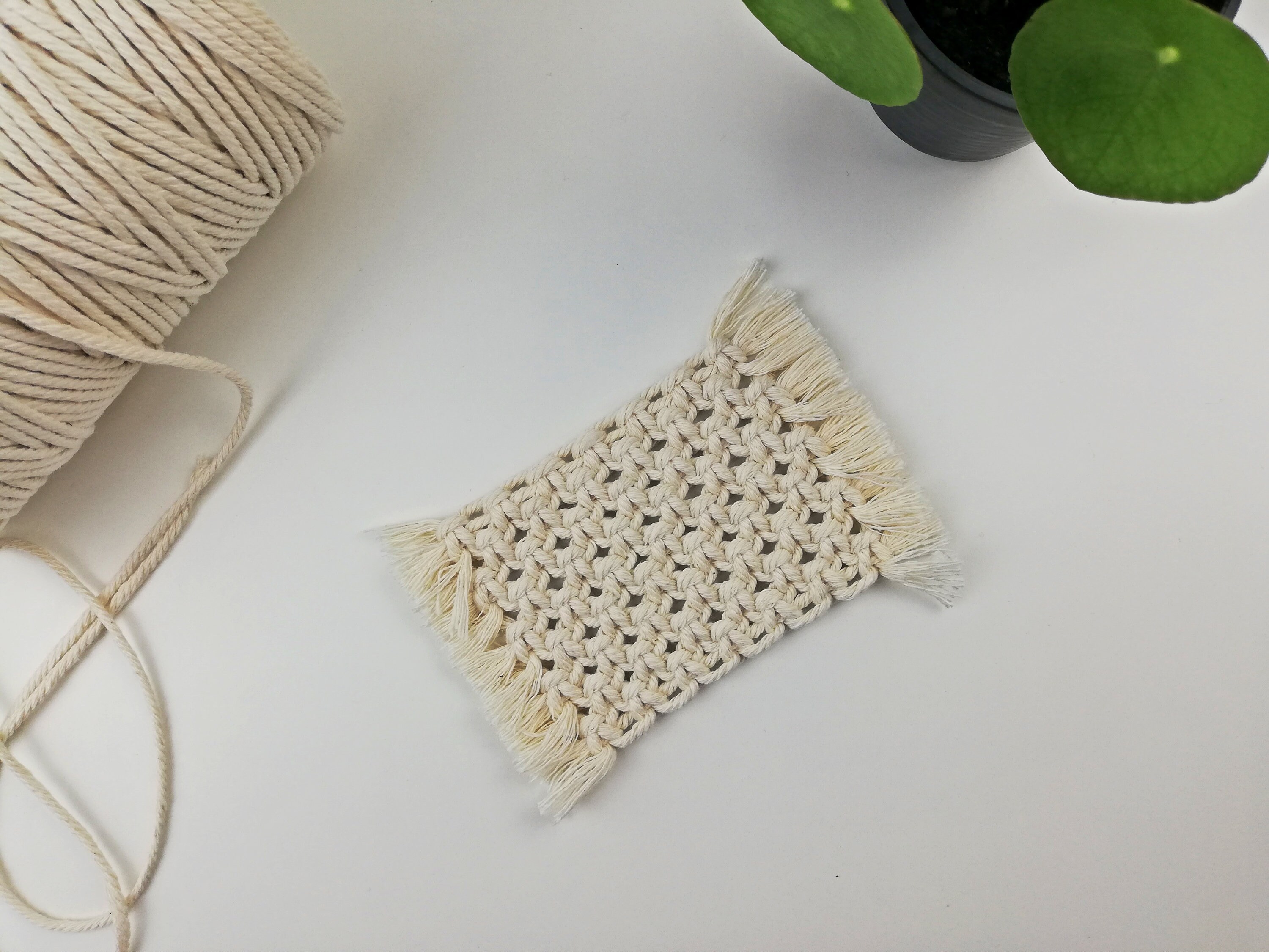 3 Macrame Coaster Patterns PDF Instant Download Tutorial Etsy