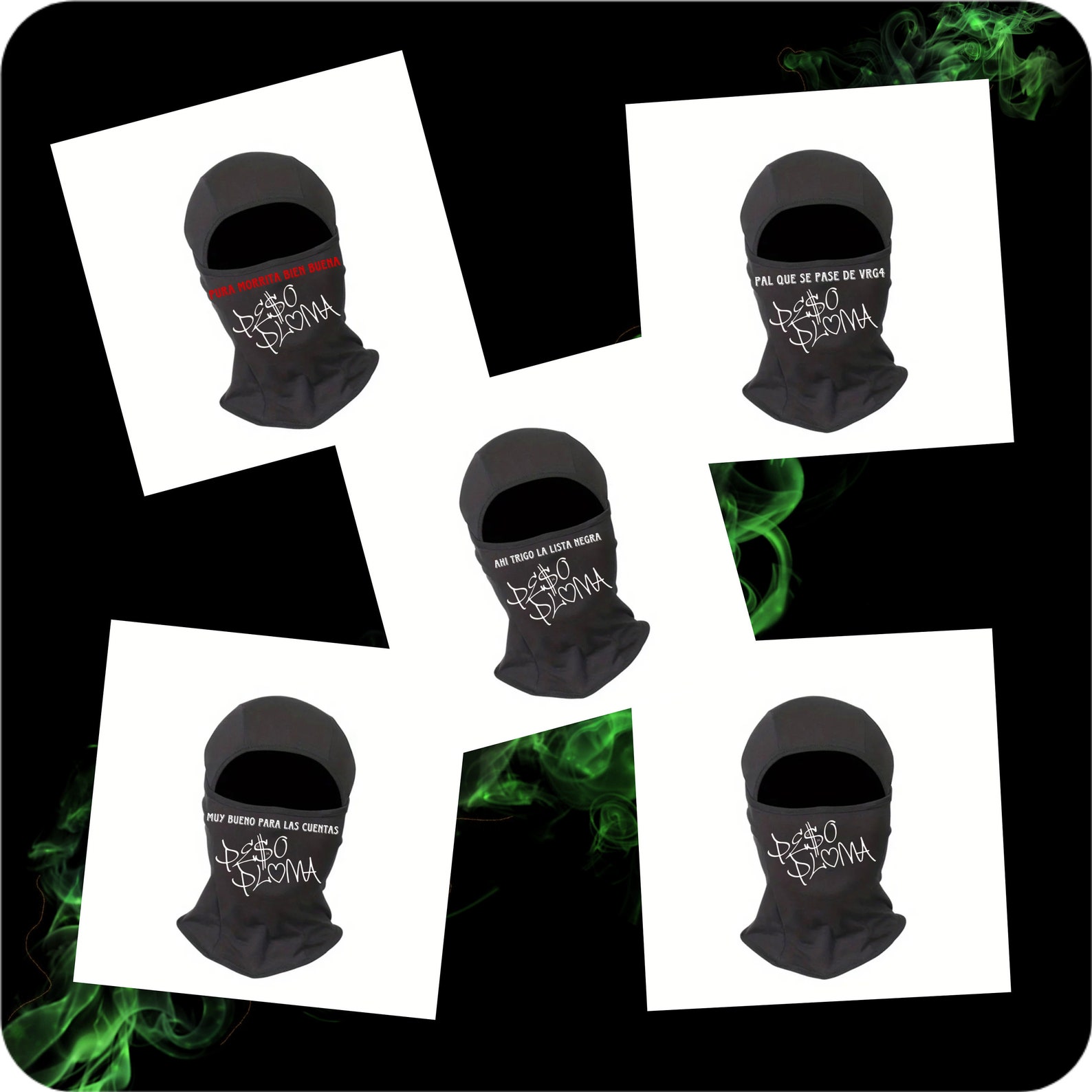 Peso Pluma Ski Mask Face Mask Etsy