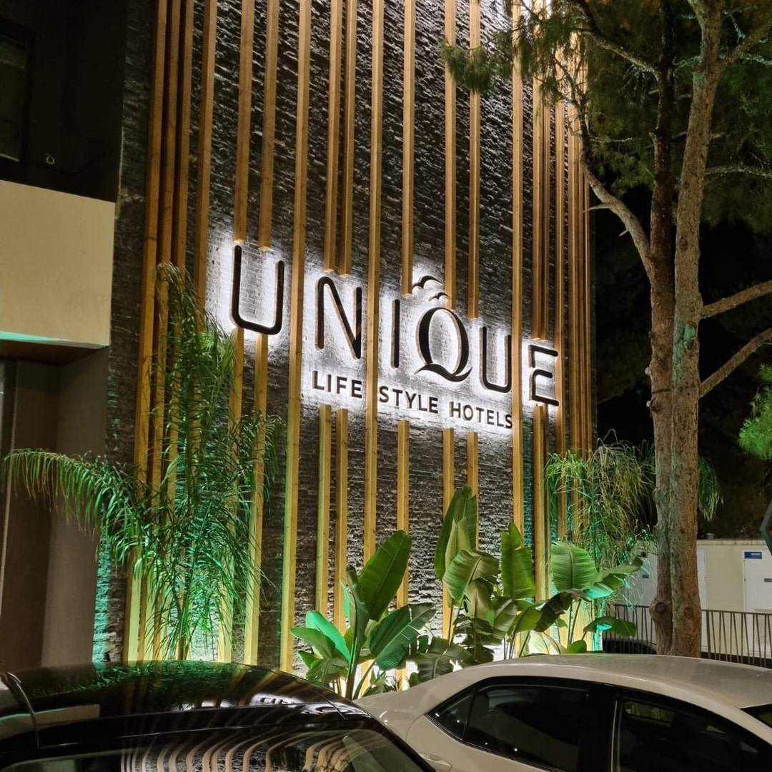 Backlit Company Sign, 3d Led Logo Custom Signage, Metal Light Custom