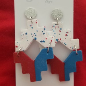 Patriotic Dangle earrings