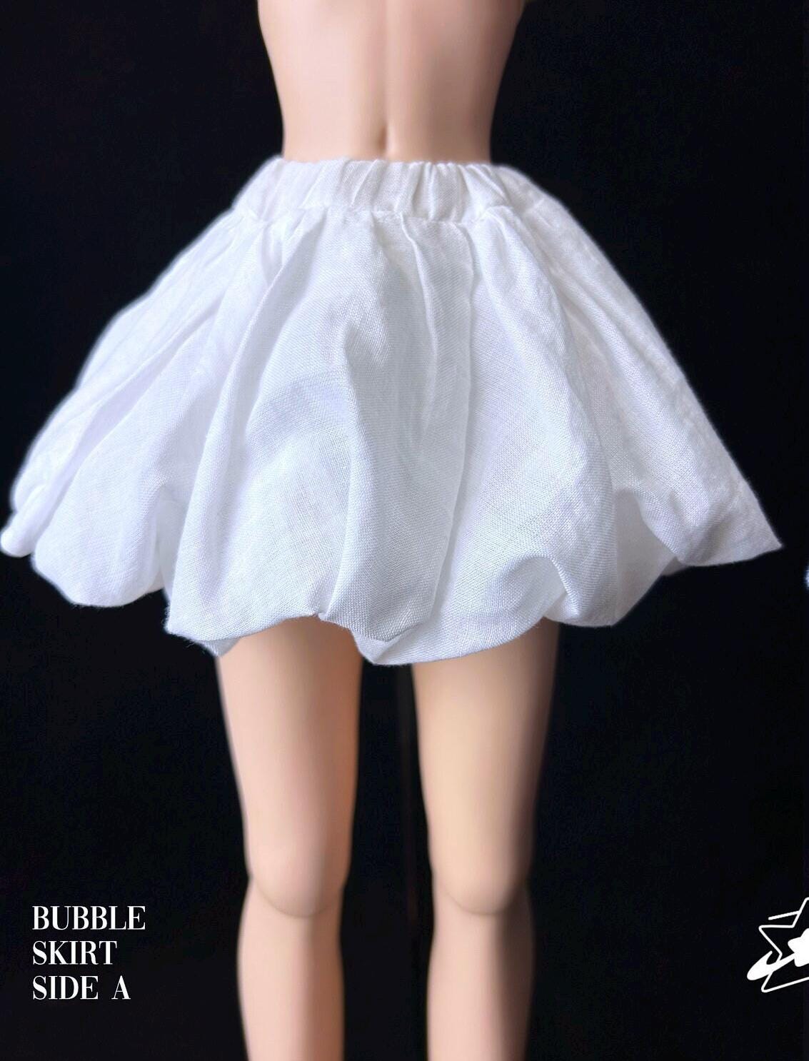 Reversible Bubble Skirt for Smart Doll  // 1/3 Scale, 60cm Doll, BJD