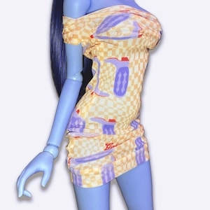 Stretchy Box Dress for Smart Doll // 1/3 Scale, 60cm Doll, BJD