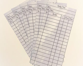 Rastreador de sobres de efectivo imprimible Tamaño de billetera / Rastreador de gastos / Carpeta de presupuesto Rastreador sin efectivo