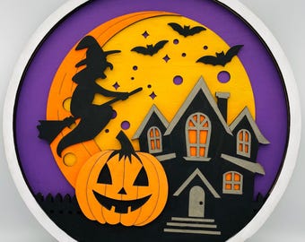 Halloween door sign