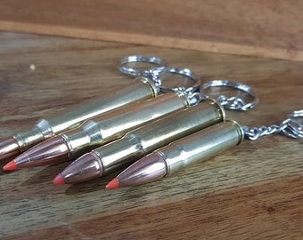 Real Bullet Keyring/Keychain 30-30 Winchester, 300 AAC Blackout, 303-25, .308 winchester