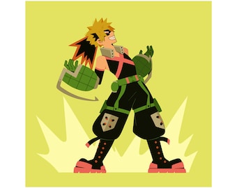 Bakugo Print