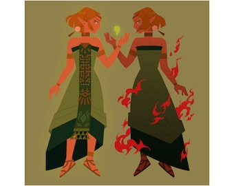 TOTK - Zelda Print