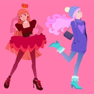 Princess Jellyfish Print