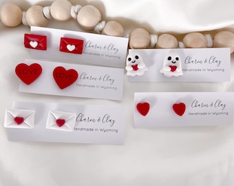 Valentine’s Day gifts for her Valentine’s Day earrings heart design gifts for wife gift for girlfriend