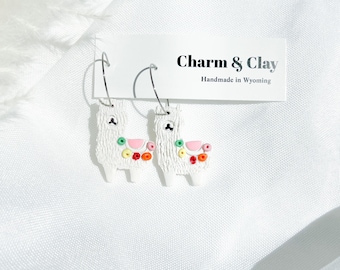 Lama Earrings, Handmade Hypoallergenic Jewelry