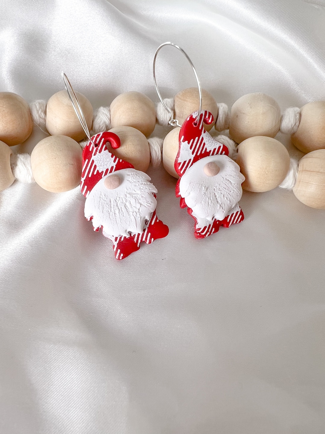 Affascinanti Orecchini Pendenti E A Goccia In Legno A Forma Di - Foto 8