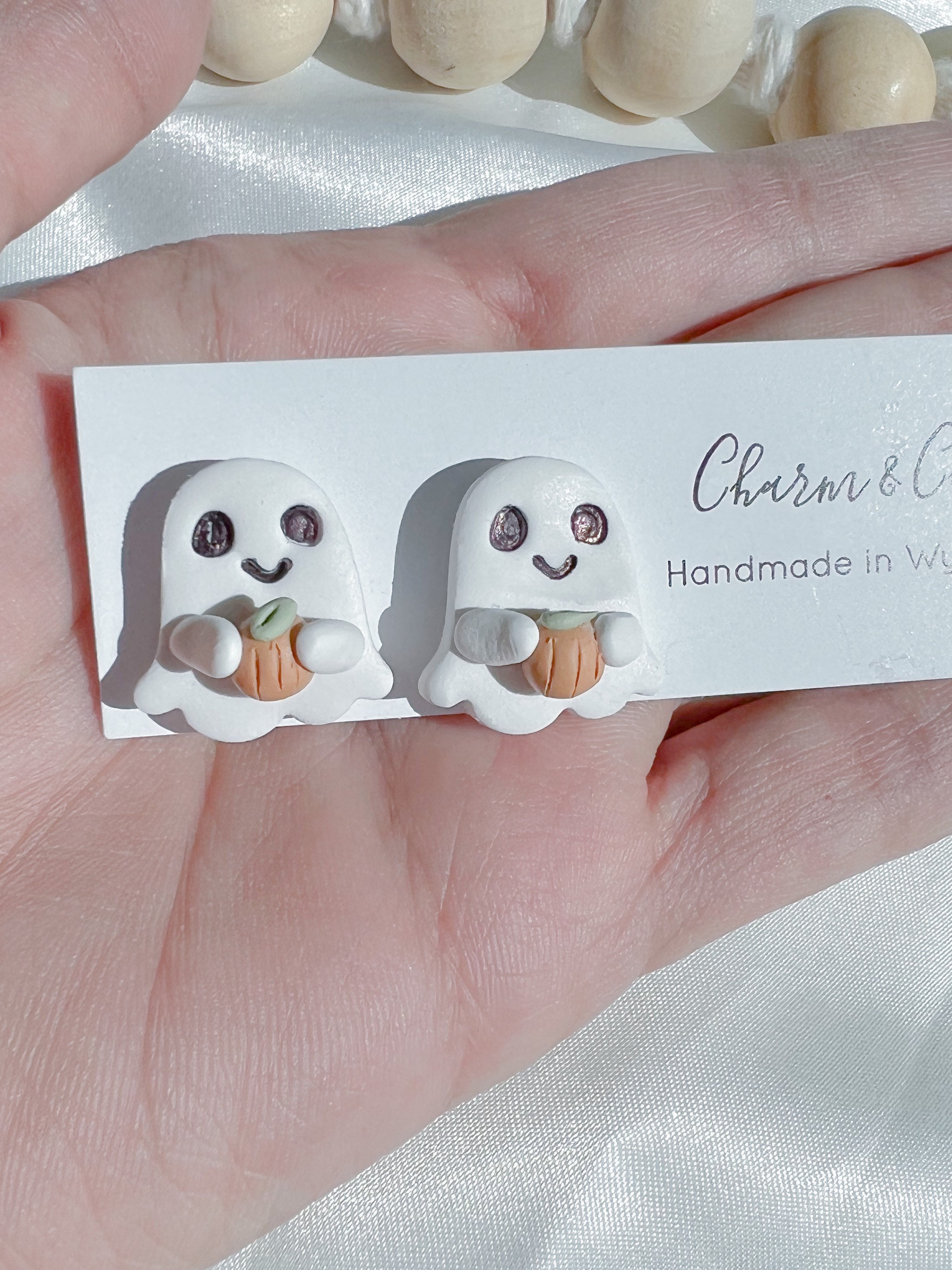 Orecchini A Cerchio Piccoli Forma Zucca E Fantasma, 2 Paia, Gioielli A Tema Halloween Per Donne E Ragazze