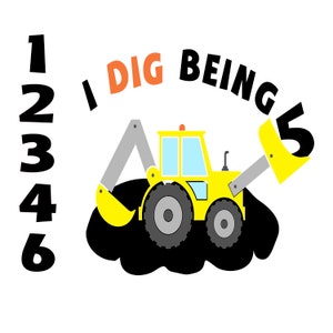 Urodziny budowlane (liczby regulowane) plik do cięcia PNG i SVG