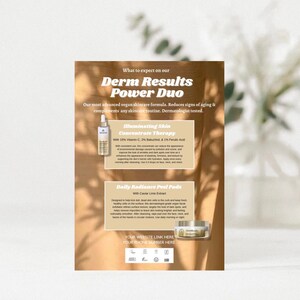 Arbonne | Power Duo | Voorbeeldkaarten | 5'' x 7'' Digitale Download | Afdrukbare | Download + print | Arbonne Zakelijk