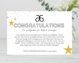 Arbonne | Glückwunschkarte | DMQ | 6'' x 4'' | Musterkarten | Digitaler Download | Druckbare | Download + Print | Arbonne Business