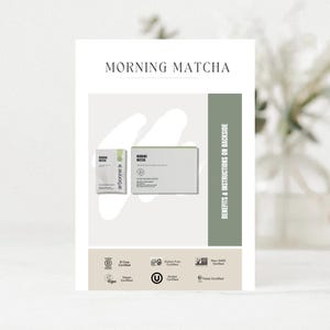 Arbonne | Morgen Matcha | 5 '' x7 '' digitaler Download | Druckbar | Herunterladen + Drucken | Arbonne Geschäft | 30 Tage