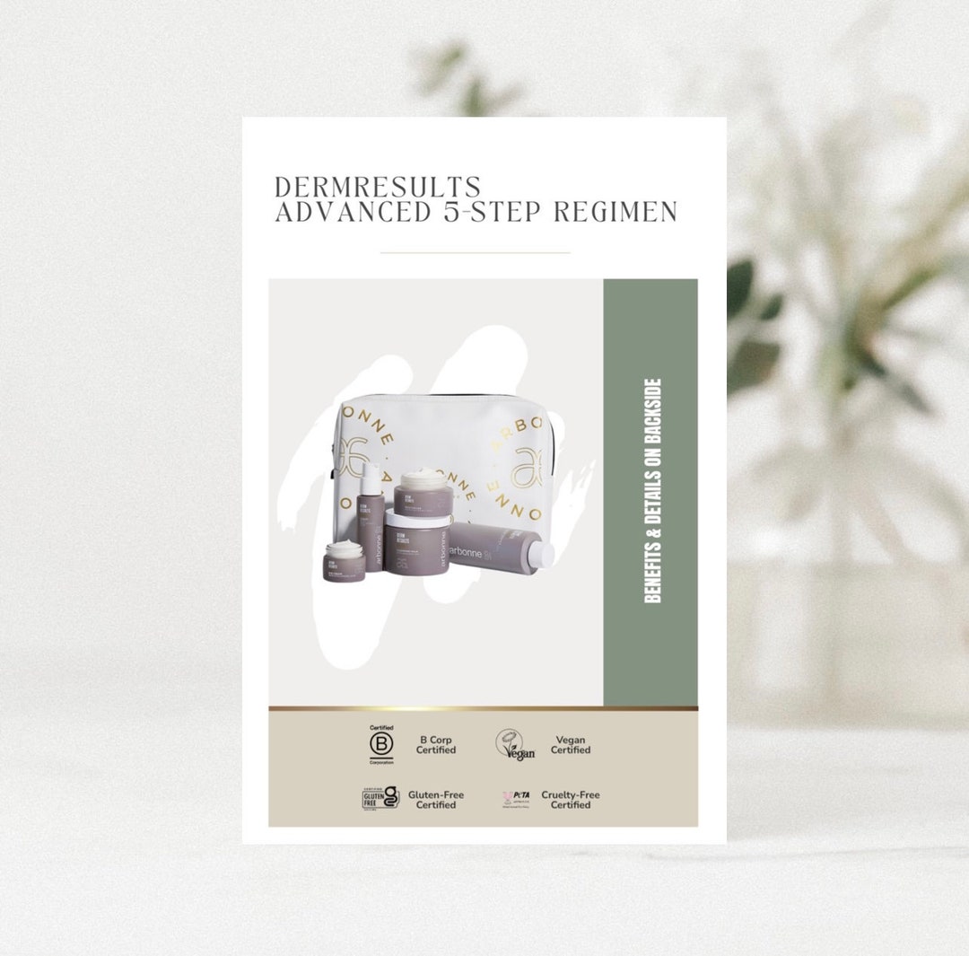 Arbonne | Derm Results Skincare | 4” X 6” Digital Download | Printable ...