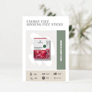 Arbonne | Energie Fizz Voorbeeldkaart | 5"x 7" | Digitale download | Afdrukbaar | Downloaden + afdrukken | Arbonne-bedrijf | 30 dagen