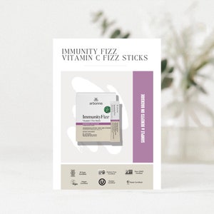 Arbonne | Immuniteit Fizz Voorbeeldkaart | 5"x 7" | Digitale download | Afdrukbaar | Downloaden + afdrukken | Arbonne-bedrijf | 30 dagen