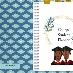 Student Digital Planner | Digital Planner Goodnotes  | Black Girl Magic Planner