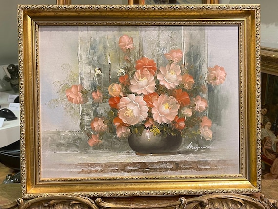 Beautiful Flowers Old Master Style OIL Painting in Original