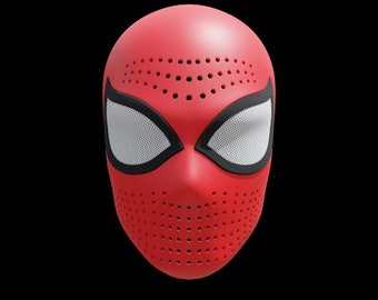 Spiderman 1996 Animated Series Face Shell (3D Printable File)