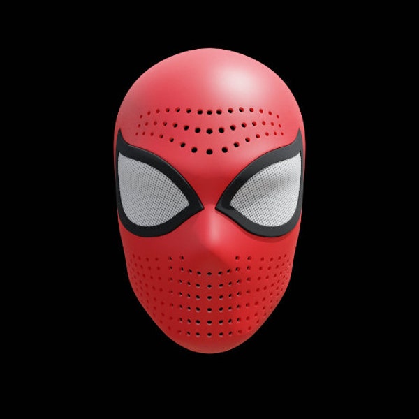 Spiderman 1996 Animated Series Face Shell (3D Printable File)