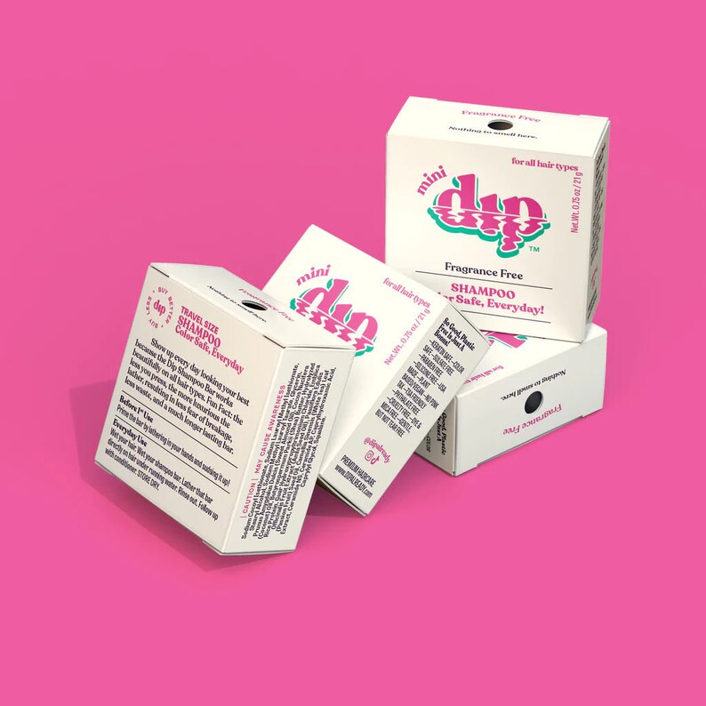 Mini Dip Box Mini Dip Shampoo Bar - Etsy