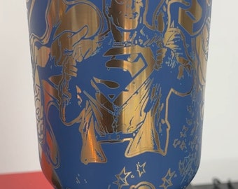 Laser Engraved "Super" 40oz Stainless Steel Tumbler