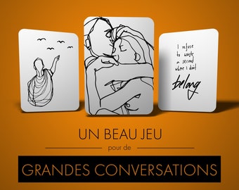 Demandu | Jeu de cartes pour adultes | 100 questions | Cadeau Saint-Valentin Pâques Anniversaire Mariage | Couples Amis & Famille