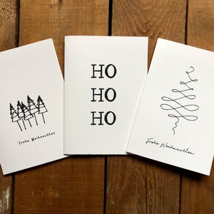 Weihnachtskarte Nikolaustag | Grußkarte | Klappkarte | Geschenkkarte | Kunstdruck