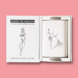 Affirmationskarten | Kartenset für Kreative mit 55 Zeichnungen | Achtsamkeitskarten |Übungen & Impulse | Inspiration | Geschenk Weihnachten