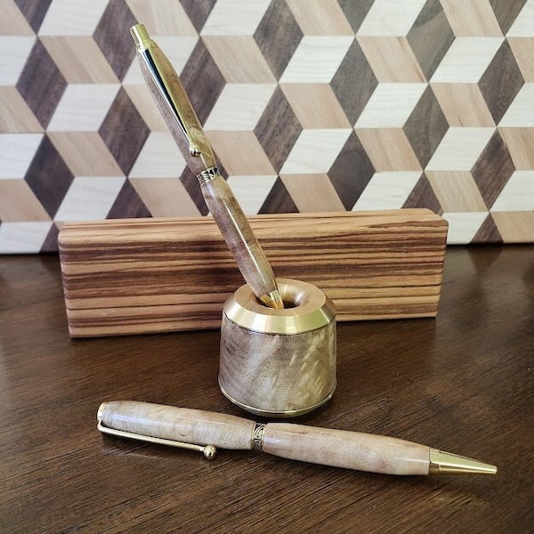 Burl Pen and Pencil Set