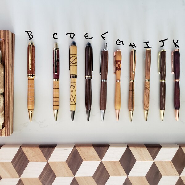 Wooden Pens Handmade Etsy