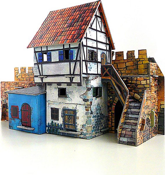Bâtiments 3D Puzzle en bois maison enfants jouet de Construction pour  cadeau