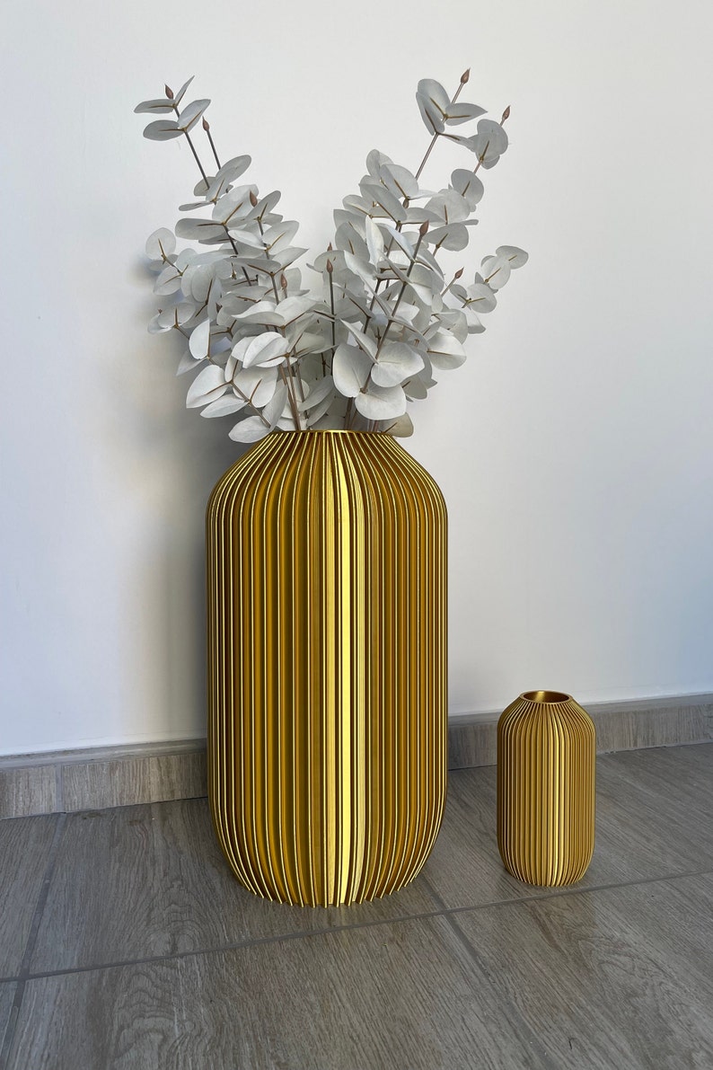 Vase Ruscus / Dekovase / Bodenvase / nur für Trockenblumen Bild 3